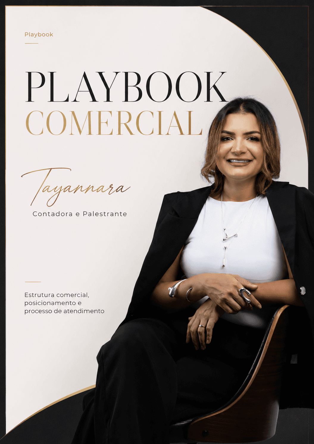 Capa do Playbook Comercial — Tayannara